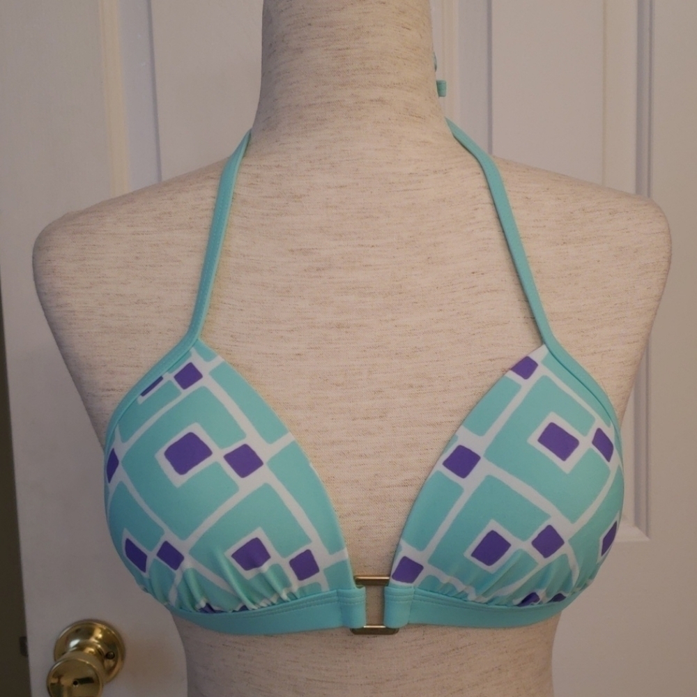 Aerie Halter Style Bikini Top